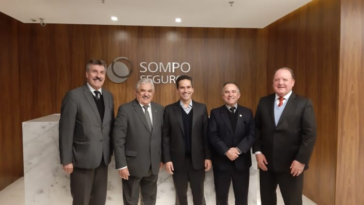 Presidente da Sompo recebe visita de presidentes dos Sincors da região sul
