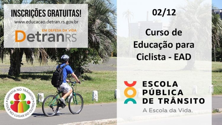 Curso EAD de Educação para Ciclistas está com as inscrições abertas