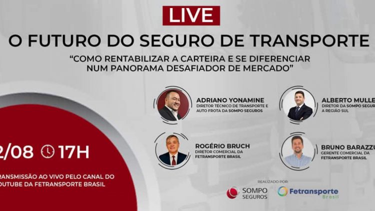 SOMPO SEGUROS e Fetransporte Brasil debatem rentabilidade e panorama do mercado de Seguro de Transporte